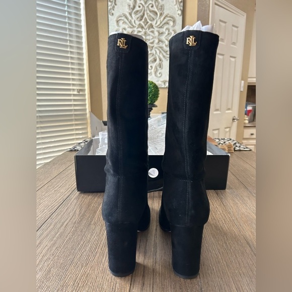 Lauren Ralph Lauren Artizan II Mid Calf Suede Boots. New in box. Never worn. - Picture 9 of 12
